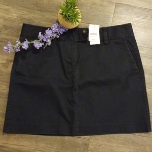 😍😍J. Crew Factory Navy blue  chino mini skirt